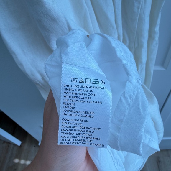 Urban Outfitters Cream Button-Down Midi Dress - Picture 7 of 7